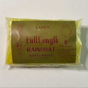 Vintage Full length raincoat for pocket/purse unopened